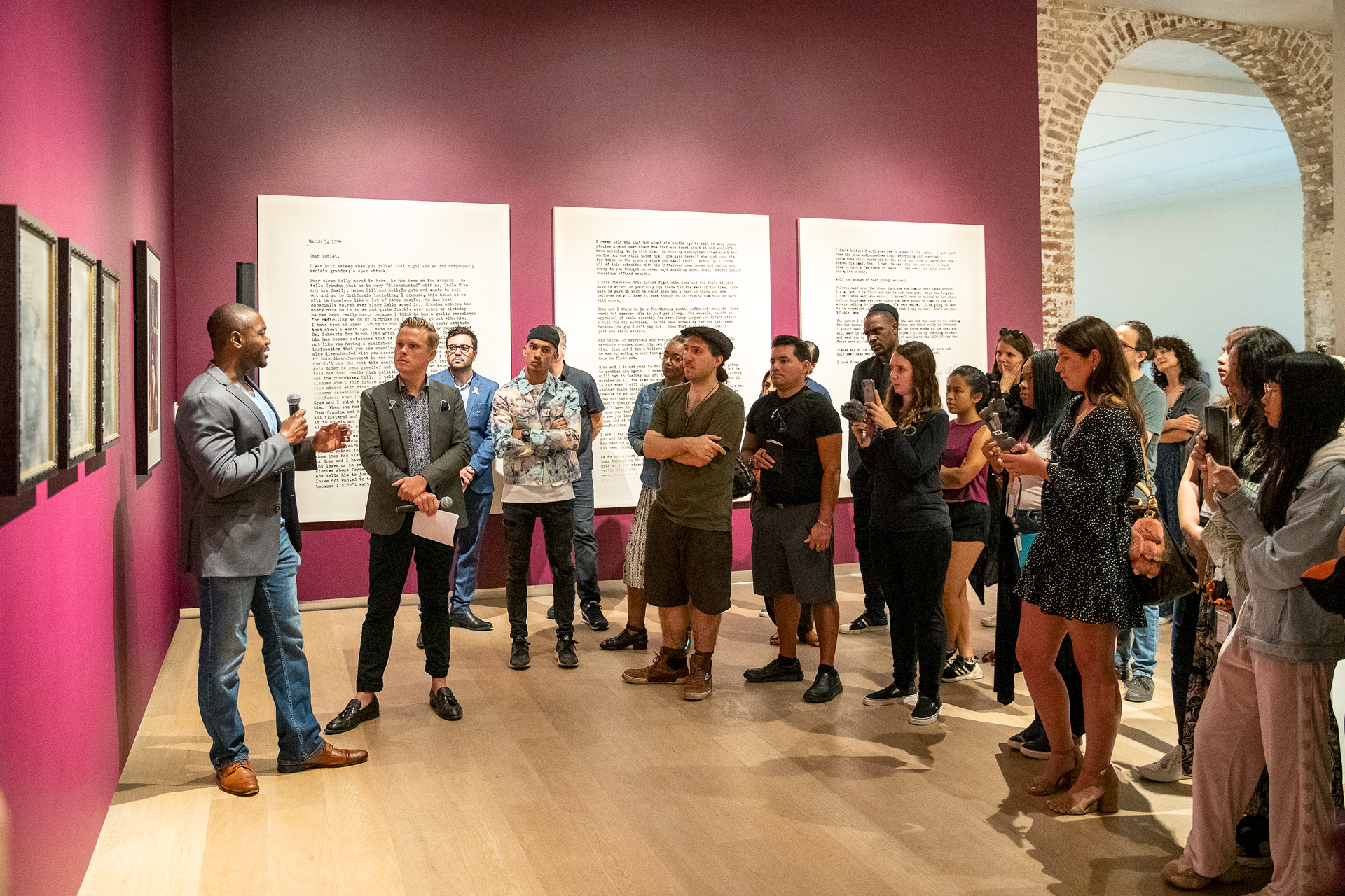 Frederick Douglass gallery talk, Evans Center