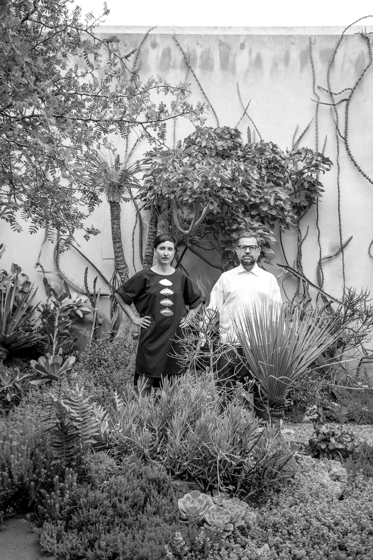 Portrait of Carla Fernández and Pedro Reyes