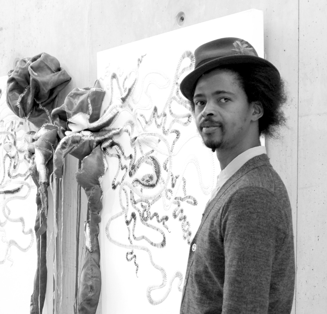 Portrait of artist Nicholas Hlobo