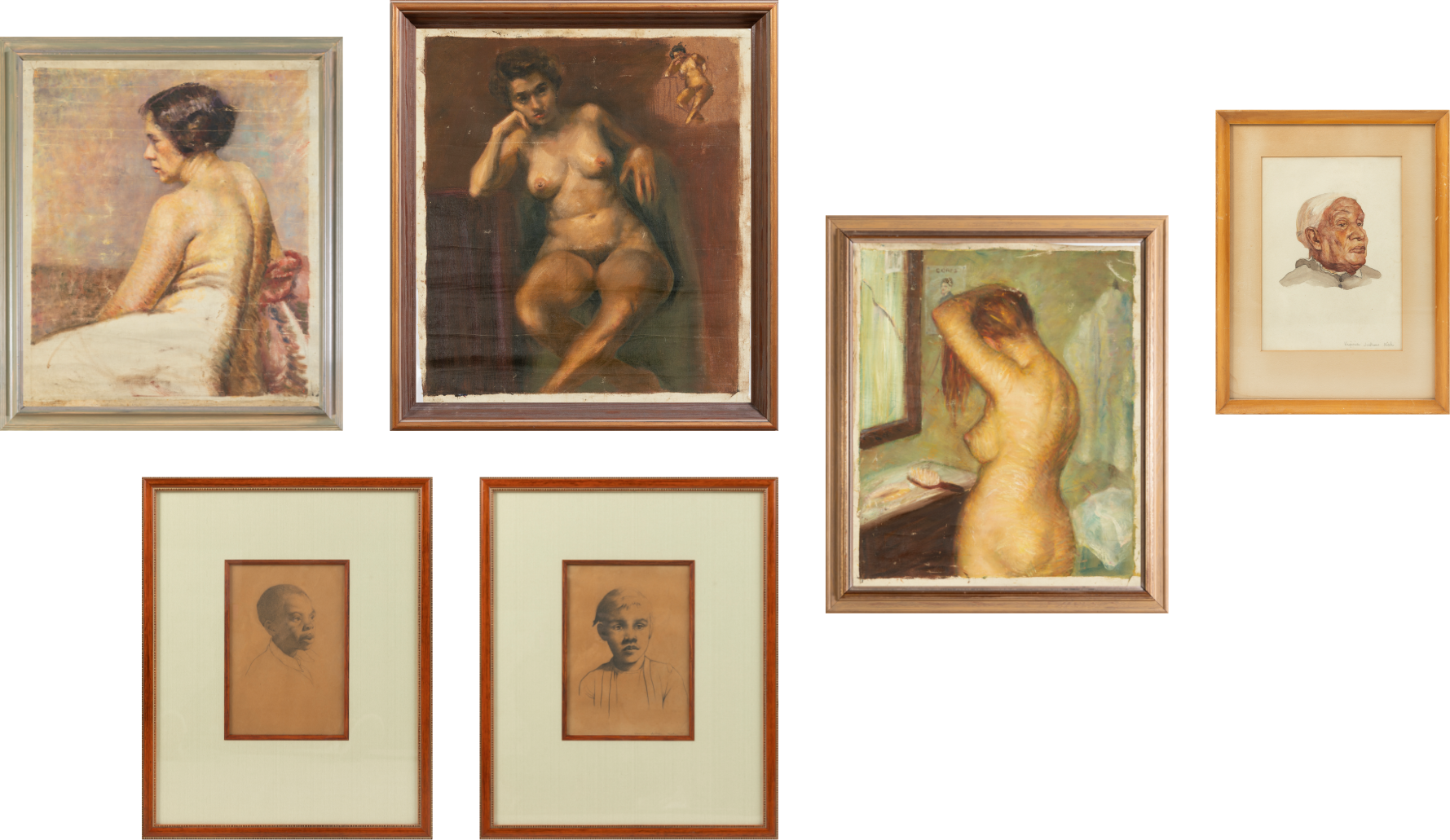 'Live Your Vision,' nudes and sketches