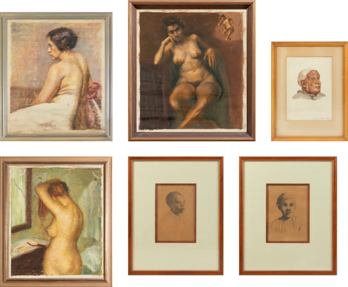 'Live Your Vision,' nudes and sketches