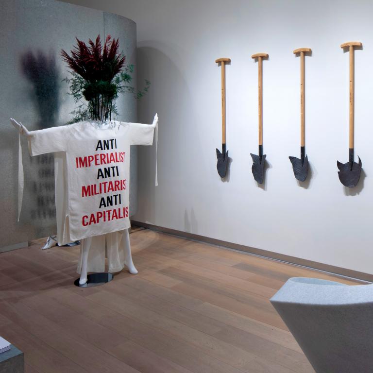 Installation view of SCAD Museum of Art