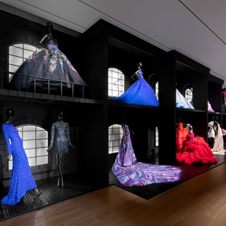 Installation view of Michael Cinco exhibition