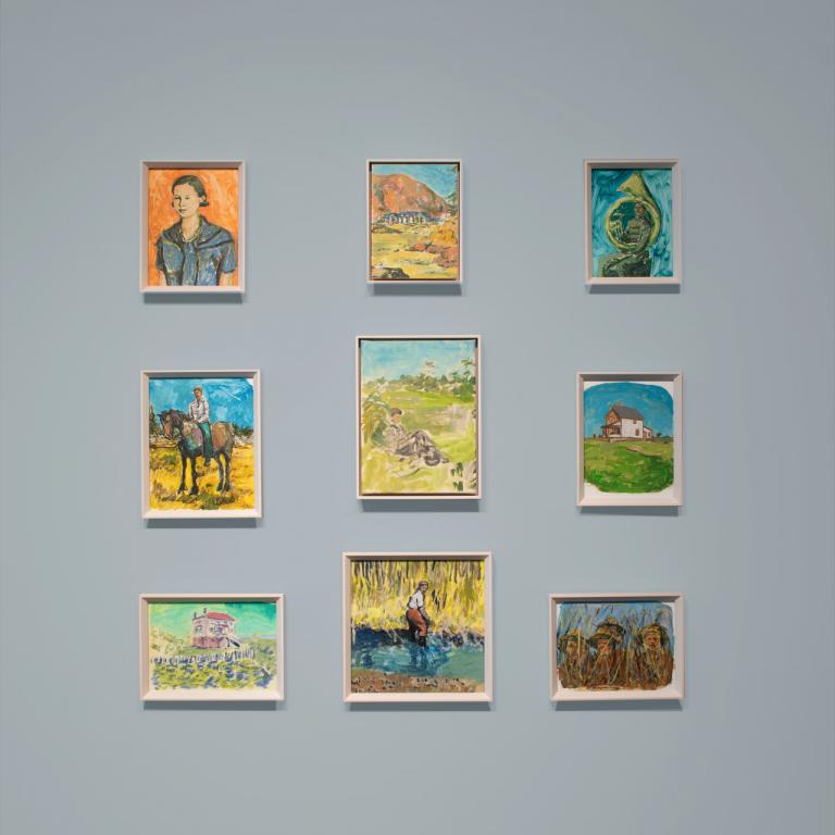 Installation view of Marcus Dunn exhibition