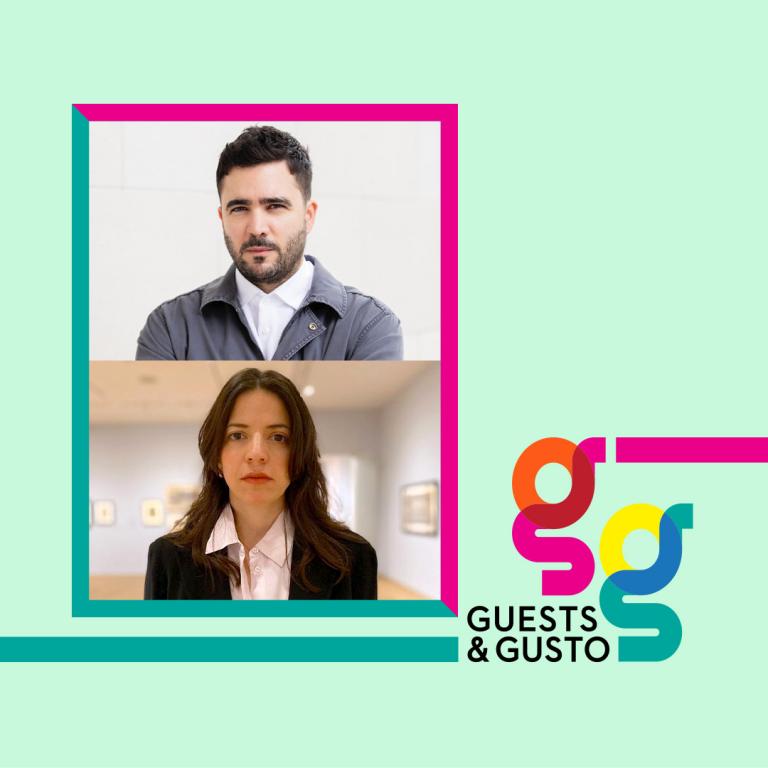 Guests and Gusto speakers Moro and Güiraldes