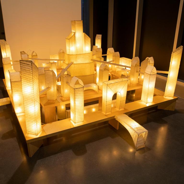 installation view of Carlos Caraicoa exhibition