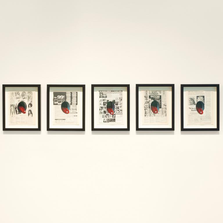 Installation view of Emily Furr exhibit
