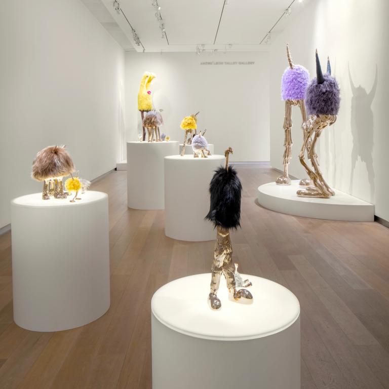 Installation view of Haas Brothers exhibit