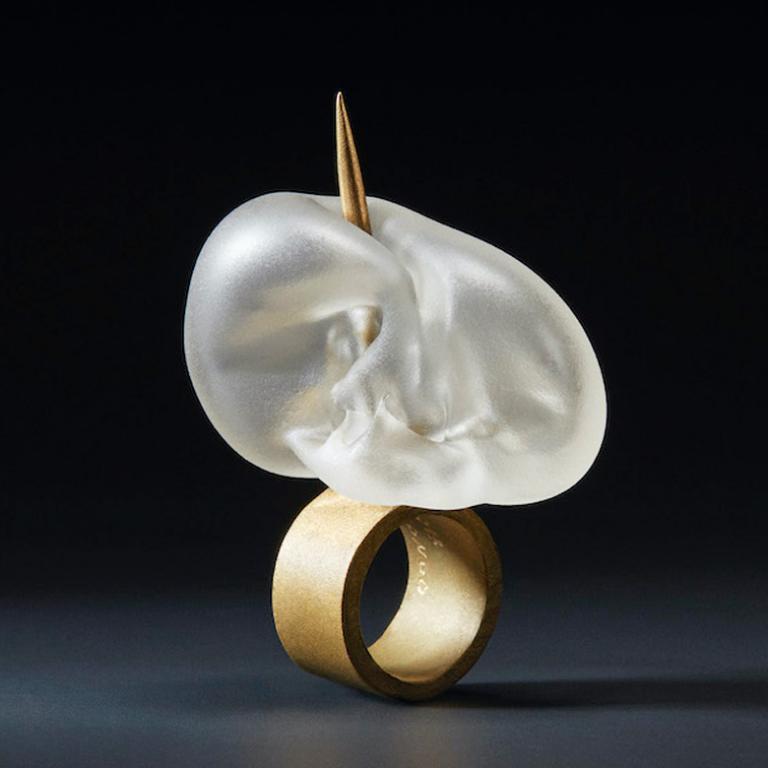 photo of ring from exhibition