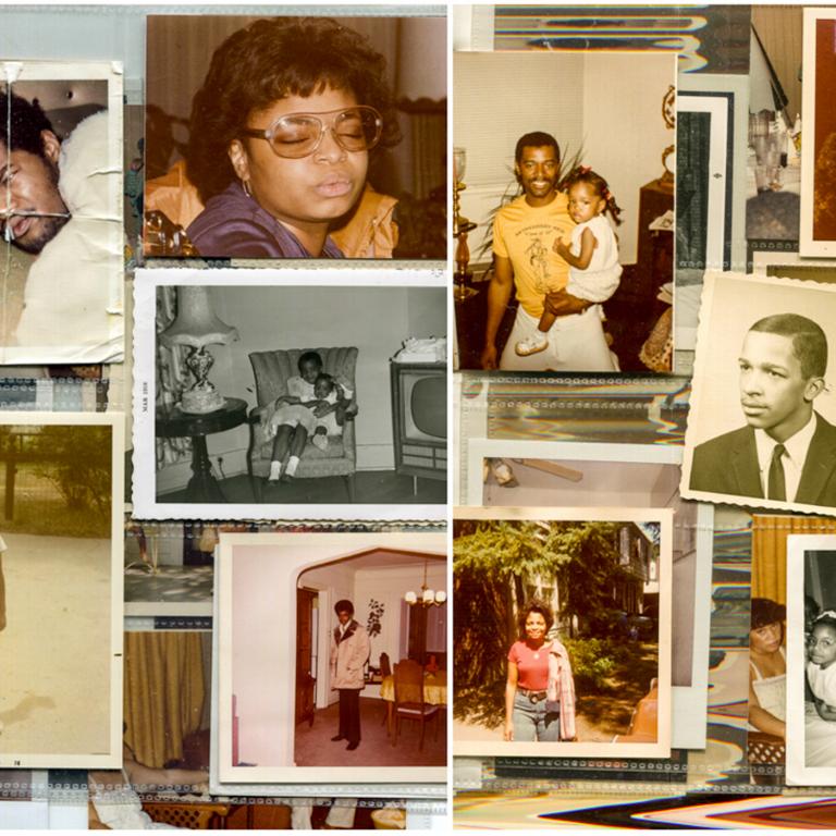 Collage of family photos