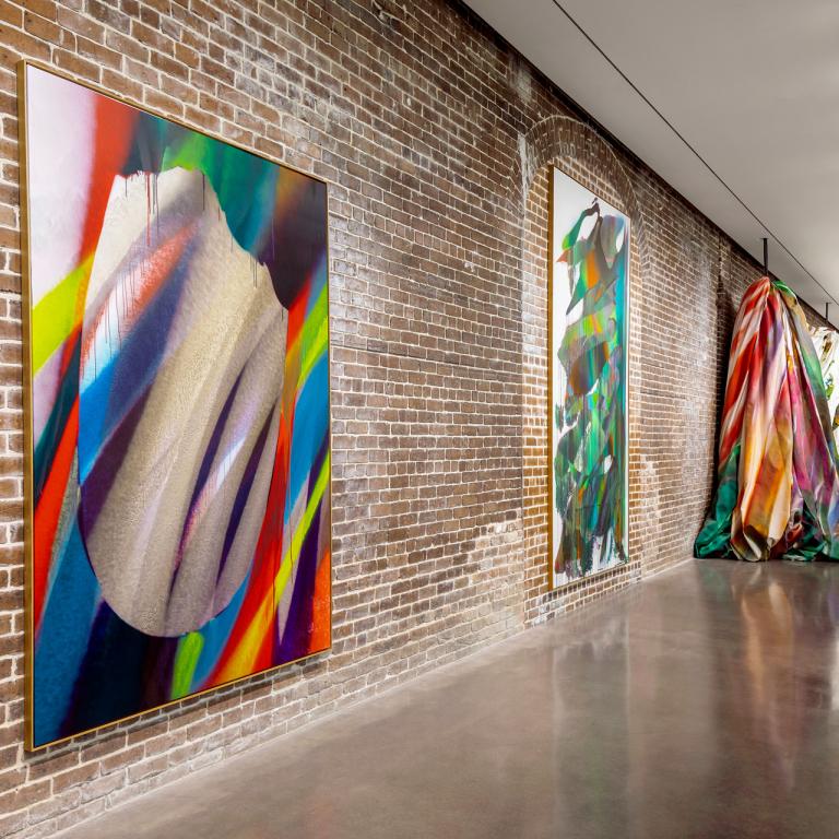 Installation view of SCAD MoA gallery
