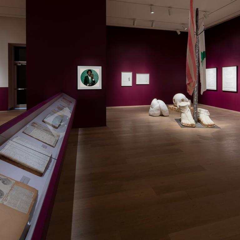 Installation view of SCAD MoA