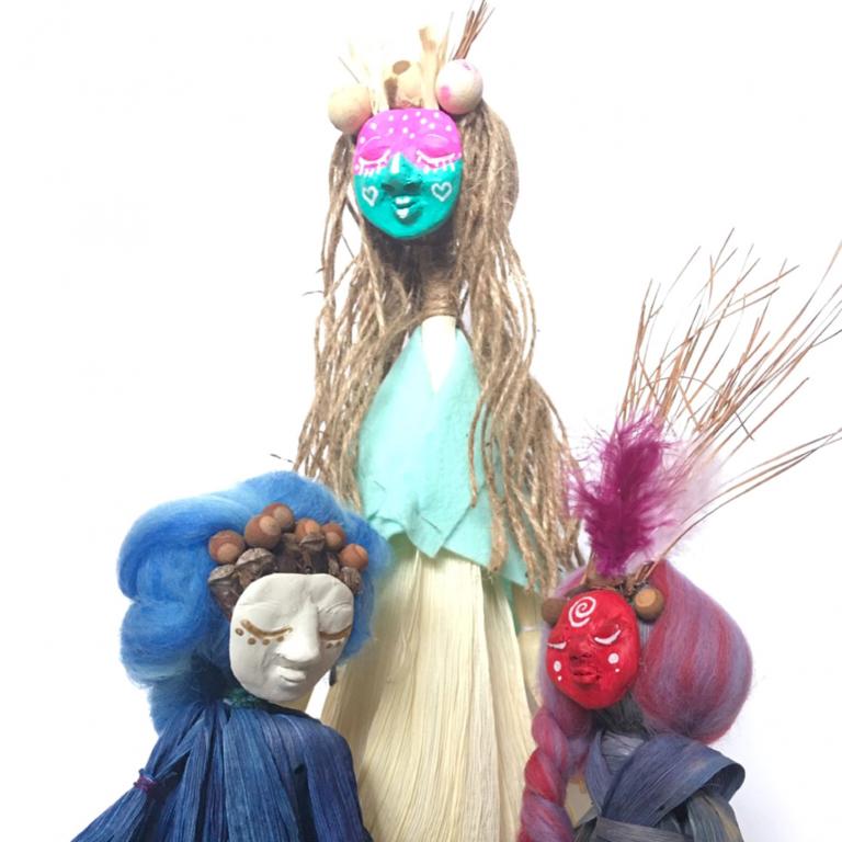 Photo of spirit dolls