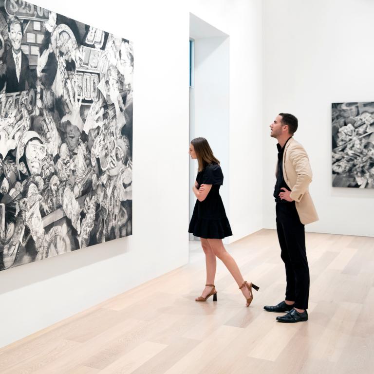 Visitors in the scad MoA gallery