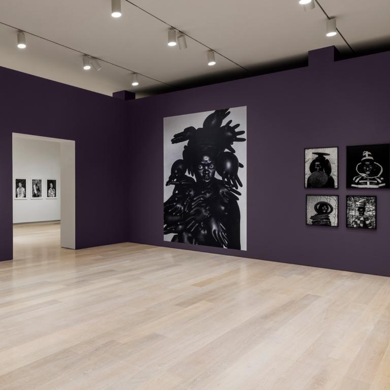 installation view of Zanele Muholi exhibition