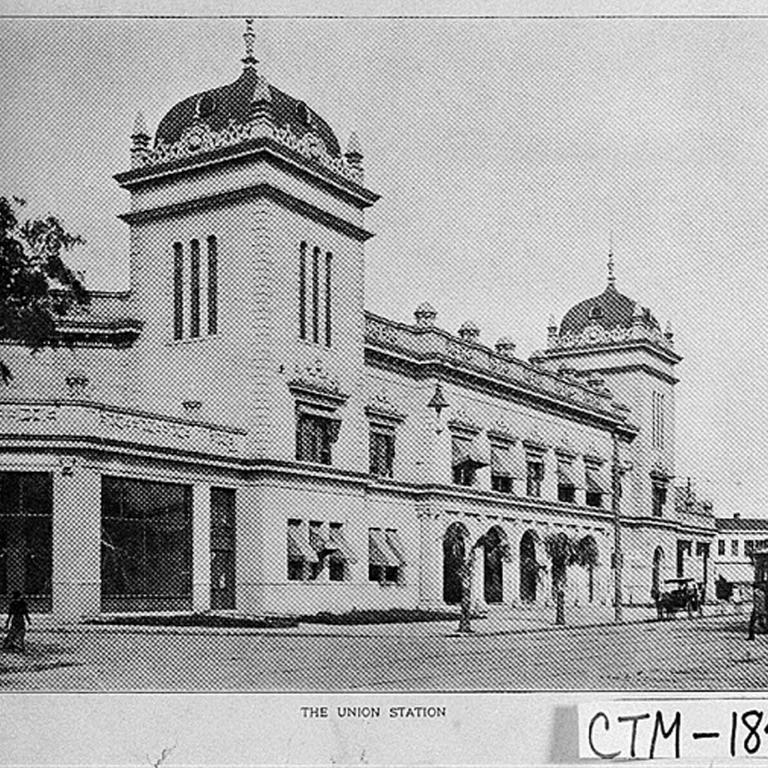 vintage image of Union Station Savannah