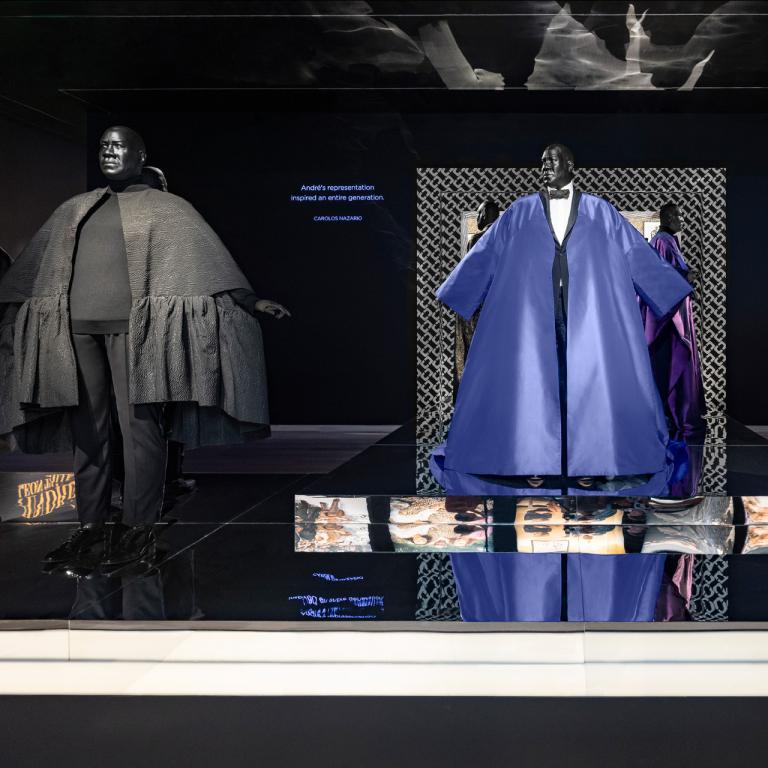 installation view of andre leon talley exhibition