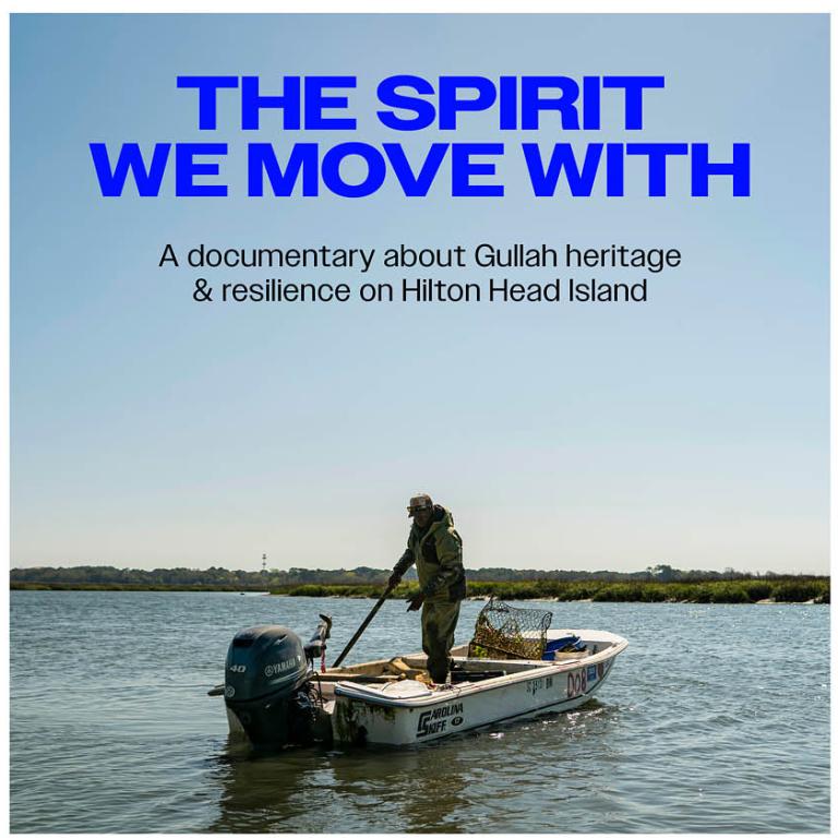 film poster for the spirit we move with