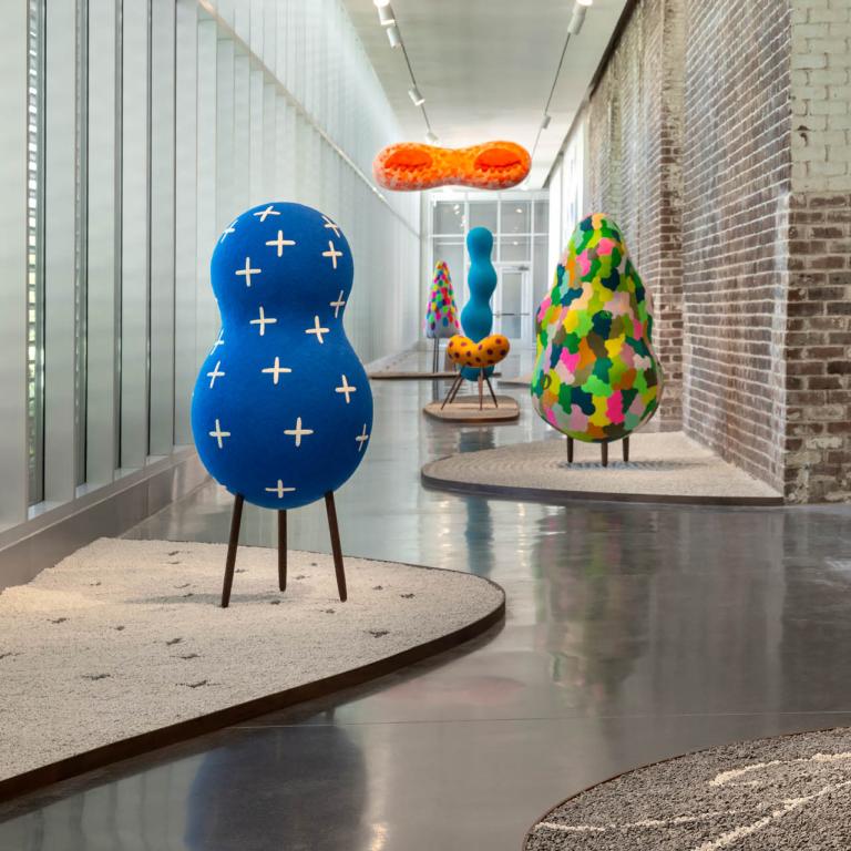installation view of masako miki exhibition