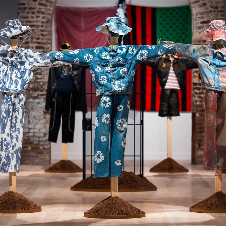 installation view of Tremaine Emory exhibition