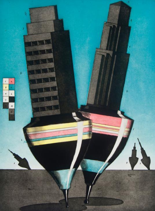 24" x 18" Aquatint print 2010
