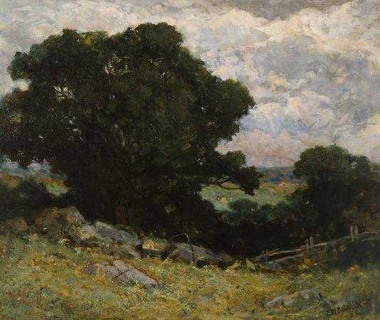 21" x 25"  Oil on canvas 1897