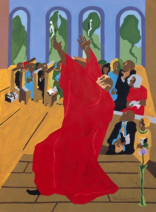 29.75" x 22" Gouache on paper 1989