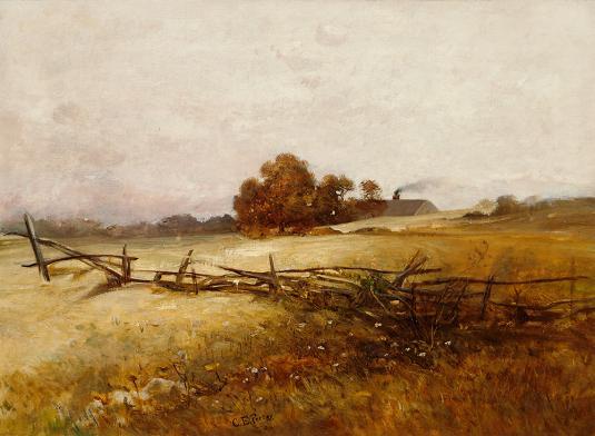 18" x 24" Oil on canvas c. 1887