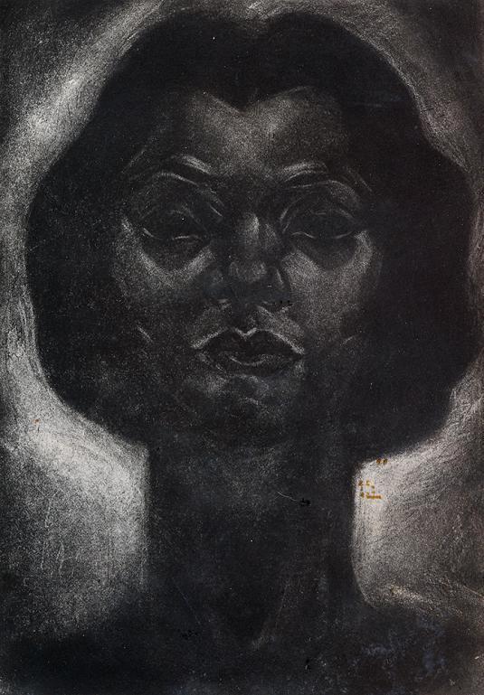10.5" x 7.5" Carborundum print 1930