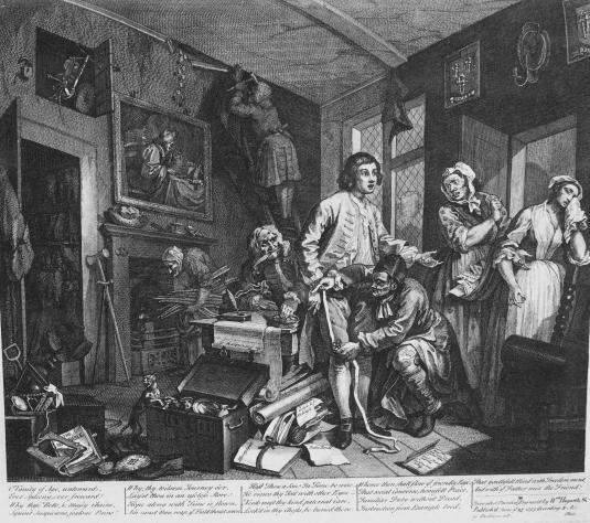 12'' x 15'' Engraving with etching 1735