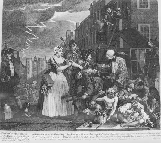ウィリアム・ホガースの銅版画 A Rake's Progress 4 William Hogarth | A Rake's Progress, Plate 4 | The