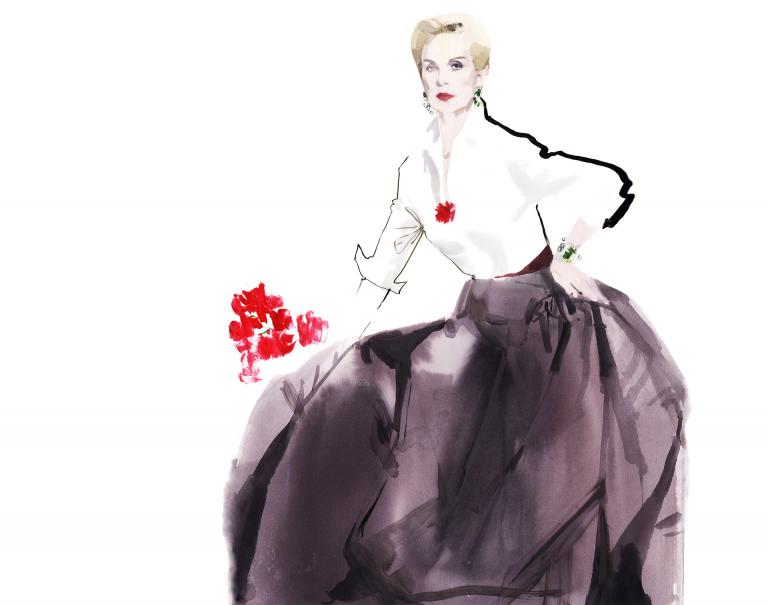 Illustration used with permission of David Downton. ©2012 David Downton Illustration used with permission of David Downton. ©2012 David Downton