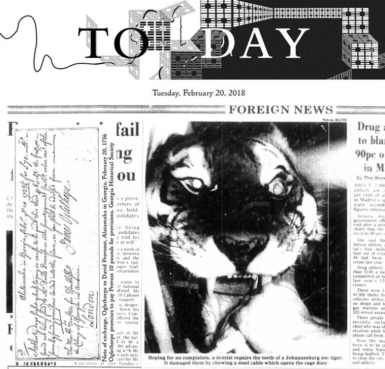 Mariana Castillo Deball, "To-Day, February 20th," detail, 2018. Courtesy of the artist.