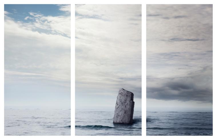Mark Dorf, B.F.A., photography, 2011, "Time," archival carbon pigment print, 48" x 75", 2011.