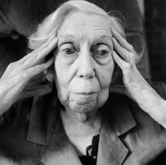 Eudora Welty at home, Jackson, Mississippi, October 1994.