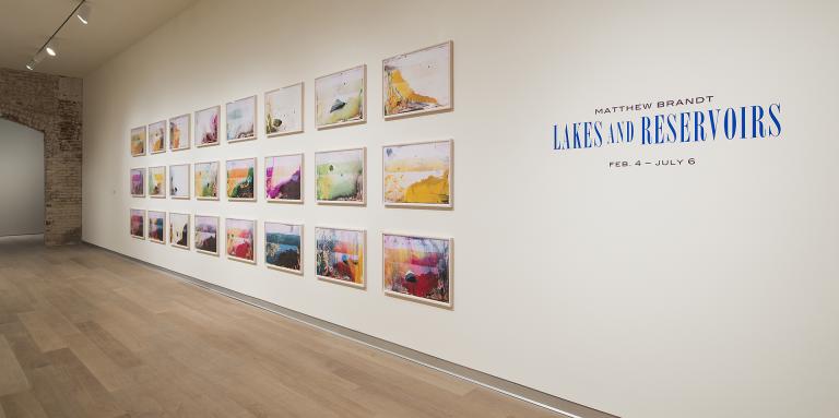 Matthew Brandt, "Lakes and Reservoirs," Feb. 4-July 6, SCAD Museum of Art. Presented as part of deFINE ART 2014. Photograph by John McKinnon. Courtesy of SCAD.