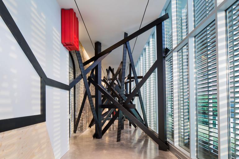 Serge Alain Nitegeka, “Structural-Response II.” Photograph by John McKinnon. Courtesy of SCAD.