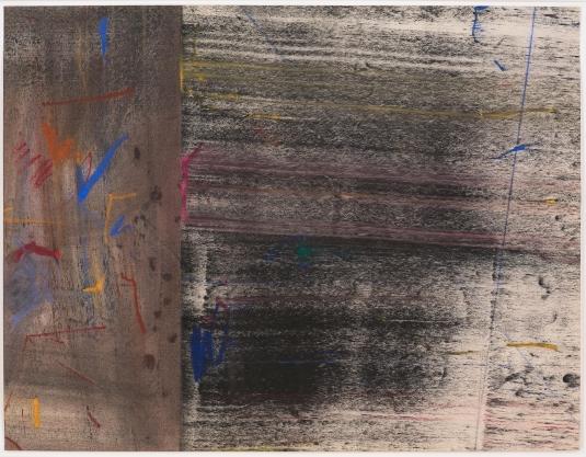 Jack Whitten, "Untitled Study #2," pastel and powdered pigment on paper, 1972. Courtesy of the artist and Alexander Gray Associates, New York.