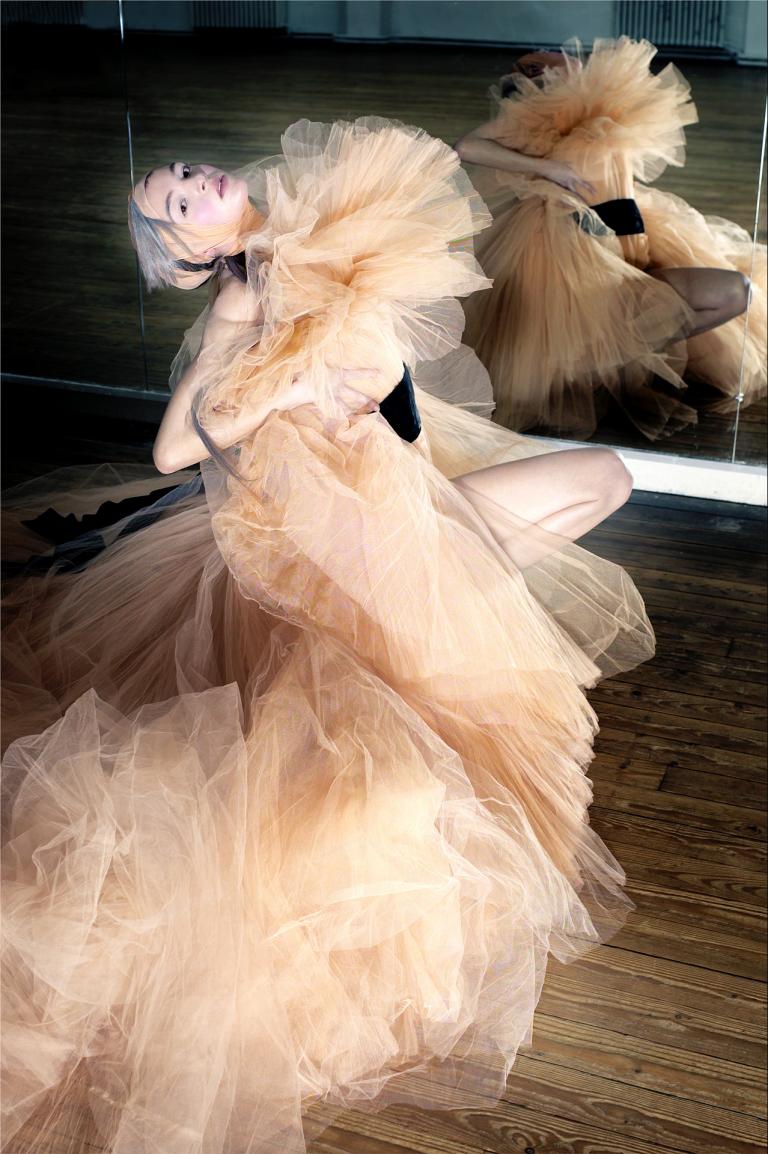 Karl Lagerfeld photograph of Jean Paul Gaultier Haute Couture