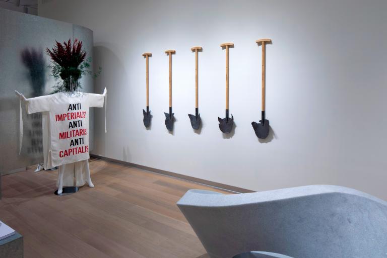 Carla Fernandez and Pedro Reyes Think Twice exhibition installation