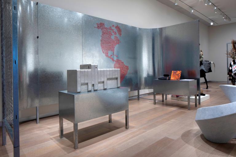 Carla Fernandez and Pedro Reyes Think Twice exhibition installation
