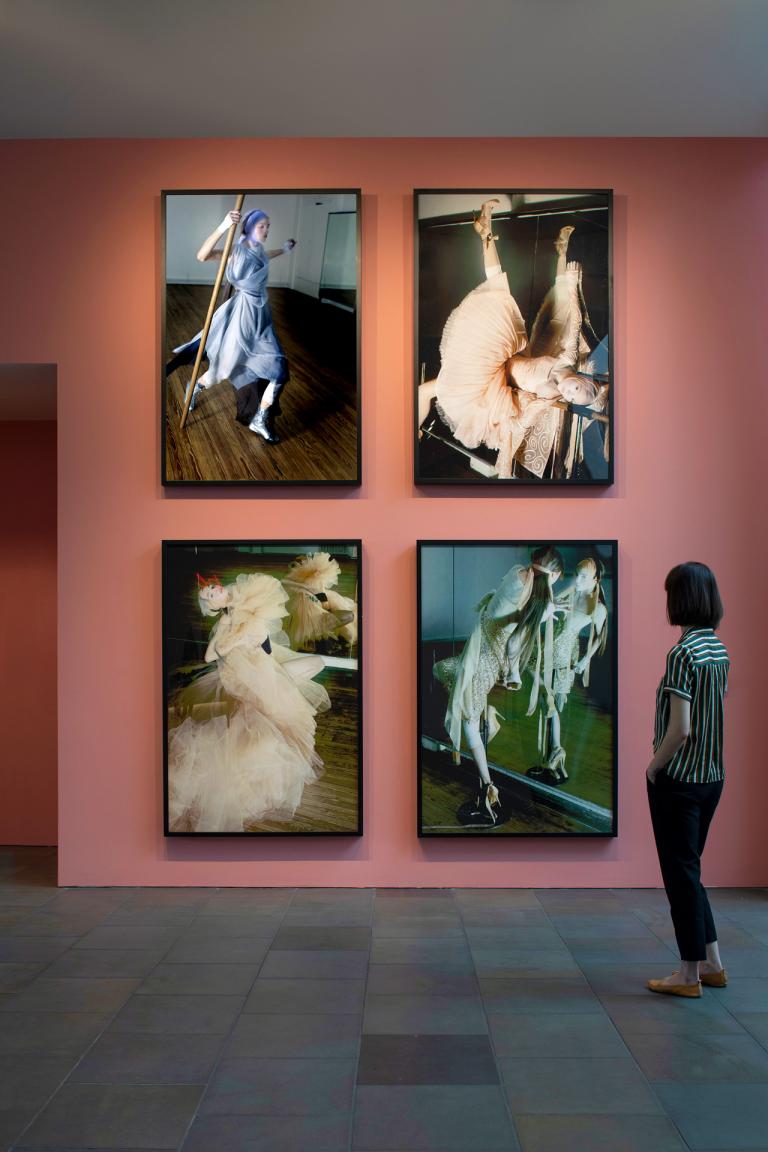 Karl Lagerfeld photographs on display at SCAD Museum of Art