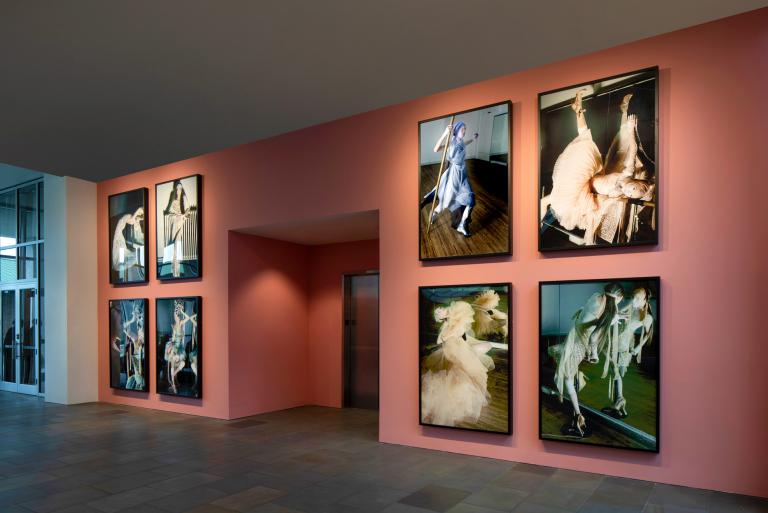 Karl Lagerfeld photographs on display at SCAD Museum of Art