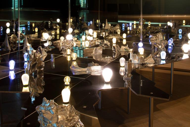 Lee Bul “City of the Sun” exhibition installed at SCAD Museum of Art
