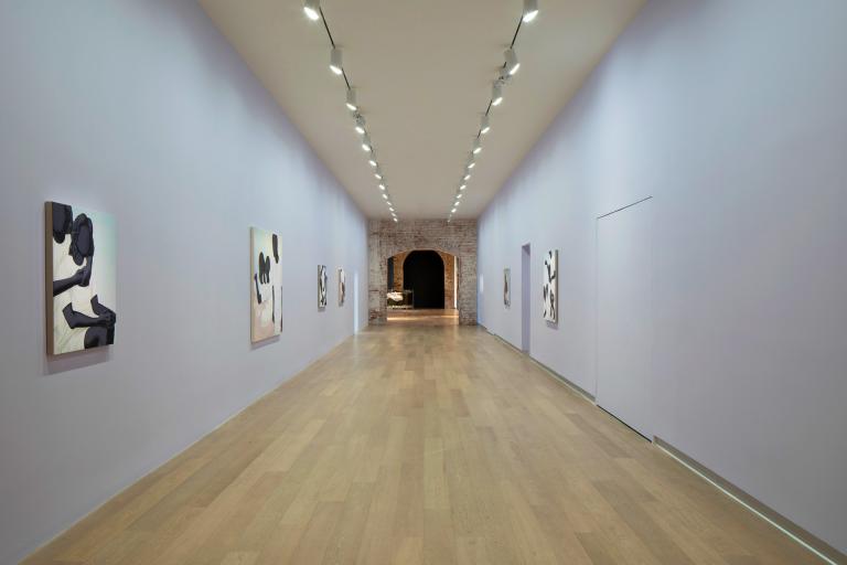 Installation view of Alex Gardner exhibit at SCAD Museum of Art