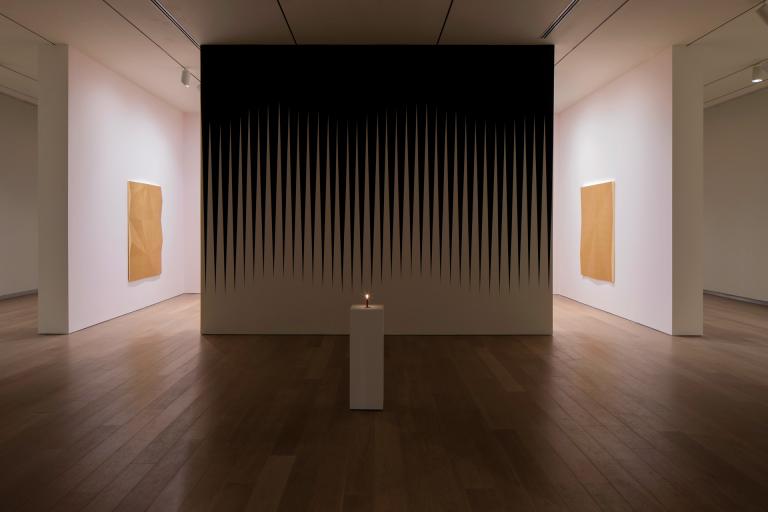 Installation views of Gonzalo Lebrija exhibit at SCAD Museum of Art