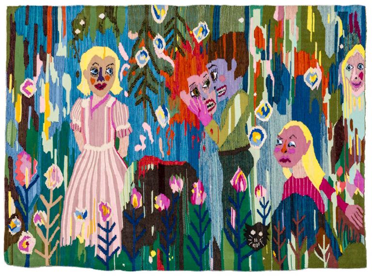 Christina Forrer textile for SCAD Museum of Art exhibition
