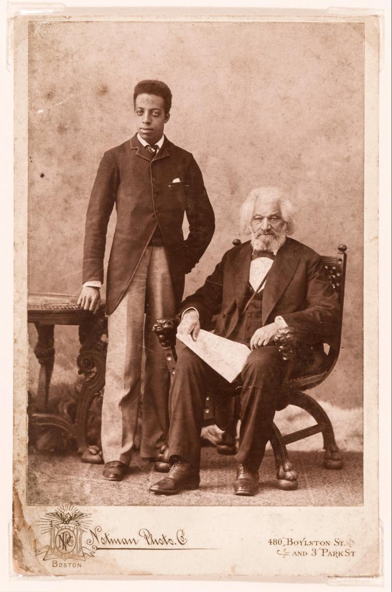 Portrait of Joseph Henry Douglass and Frederick Douglass