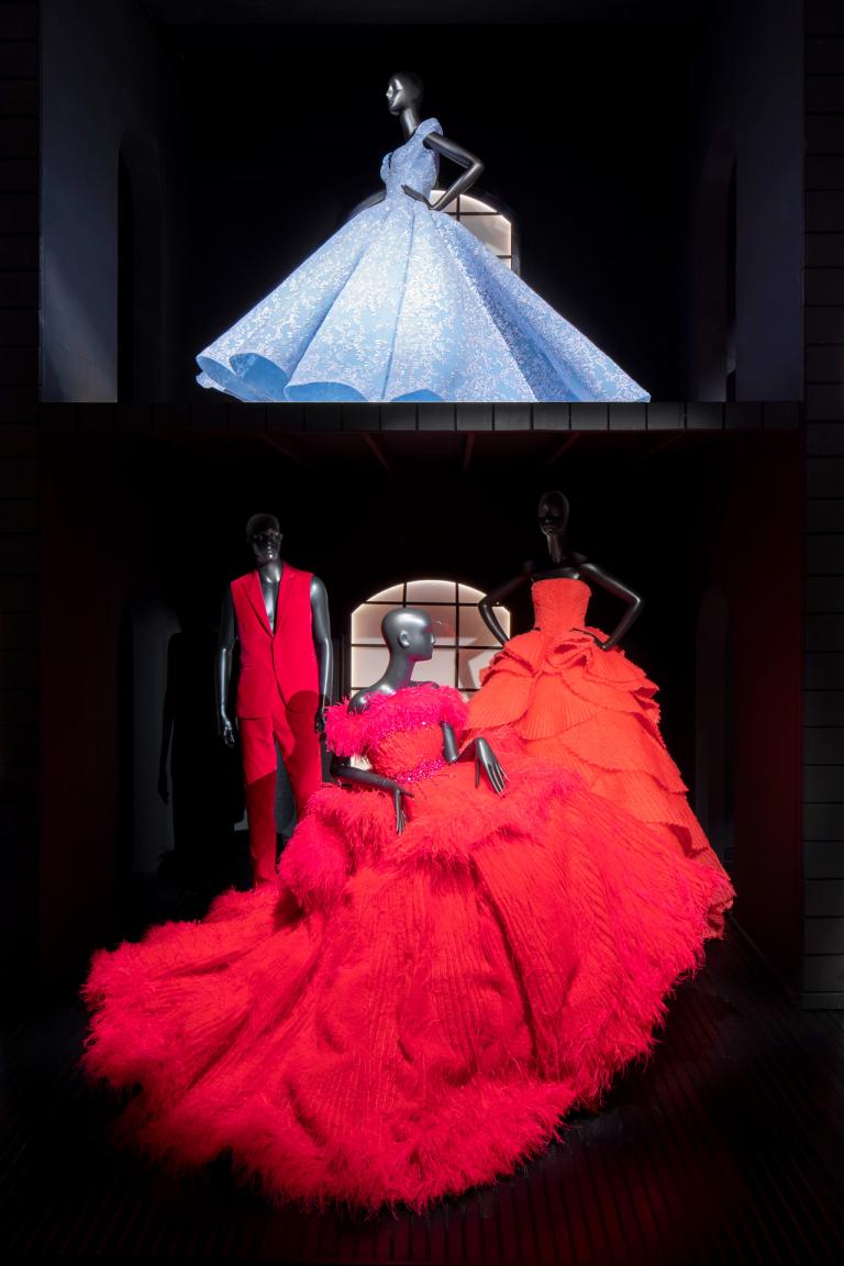 Installation view of Michael Cinco exhibition at SCAD Museum of Art
