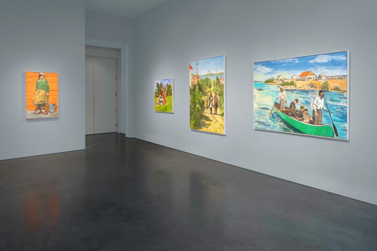 Installation view of Marcus Dunn exhibit